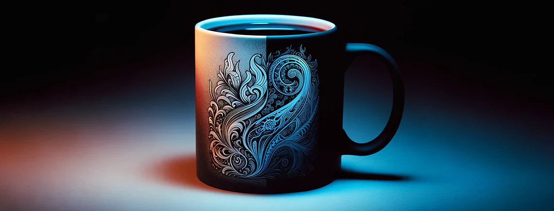 Magiczny kubek termoczuły