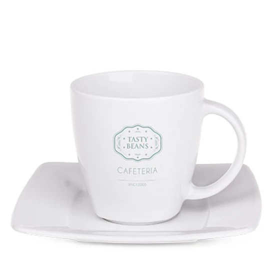 Porcelanowy kubek  Manhattan Lunch Set 330 ml, biały
