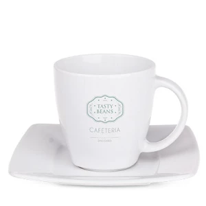 Porcelanowy kubek Manhattan Lunch Set 280 ml, biały