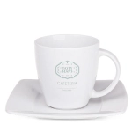 Porcelanowy kubek Manhattan Lunch Set 280 ml, biały