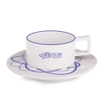 Zestaw filiżanka z talerzykiem Set 160 ml, Royal White