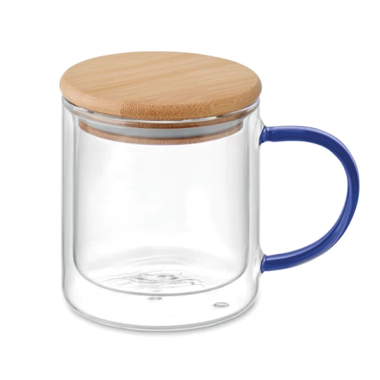 Szklany Kubek z podwójnymi ściankami  300ml Farbi