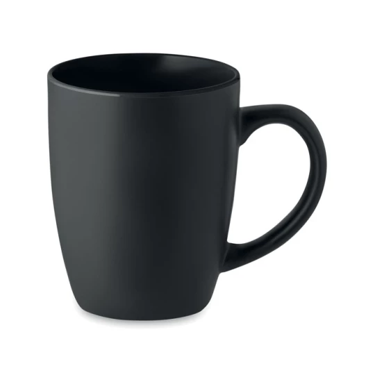 Czarny Kubek Ceramiczny z Nadrukiem