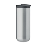 Dwuścienny kubek 330ml, srebrny
