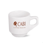 Kubek porcelanowy do espresso 70ml, biały