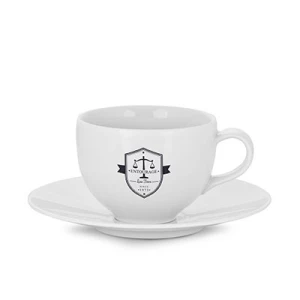 Biała filiżanka Porcelanowa Mozart 230ml