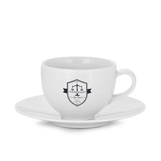 Biała filiżanka Porcelanowa Mozart 230ml