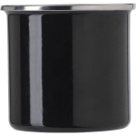 czarny kubek retro 350 ml