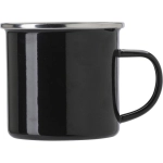 czarny kubek retro 350 ml