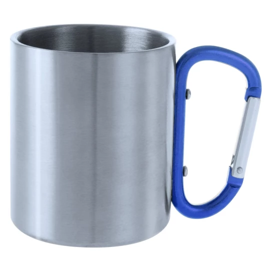 kubek metalowy z karabińczykiem 210 ml
