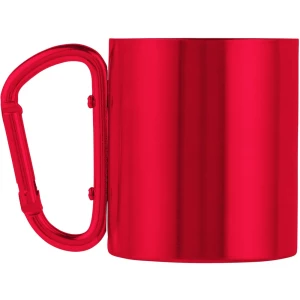 Kubek metalowy turystyczny 185 ml z karabińczykiem