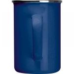 Retro Kubek metalowy emaliowany 550 ml