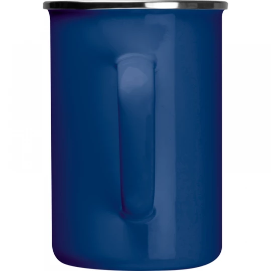 Retro Kubek metalowy emaliowany 550 ml