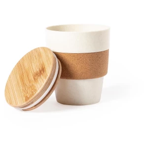 Kubek podróżny z bambusowym wieczkiem  350 ml