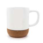 Kubek ceramiczny 370 ml z korkowym spodem, własny napis lub zdjęcie