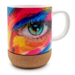 Kubek ceramiczny 370 ml z korkowym spodem, własny napis lub zdjęcie