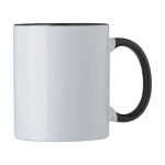 Czarny ceramiczny kubek ze zdjęciem 300 ml