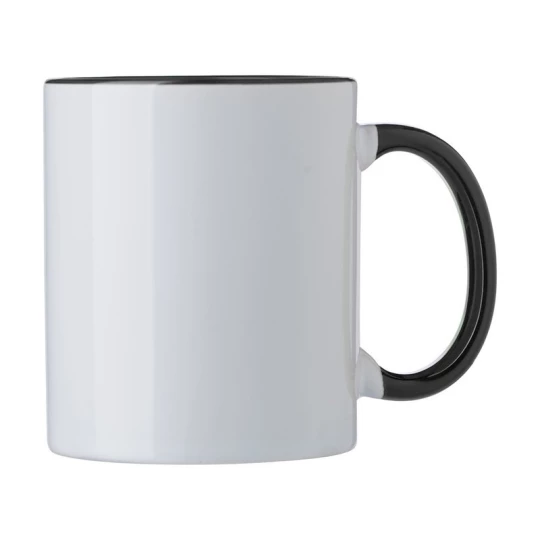 Czarny ceramiczny kubek ze zdjęciem 300 ml